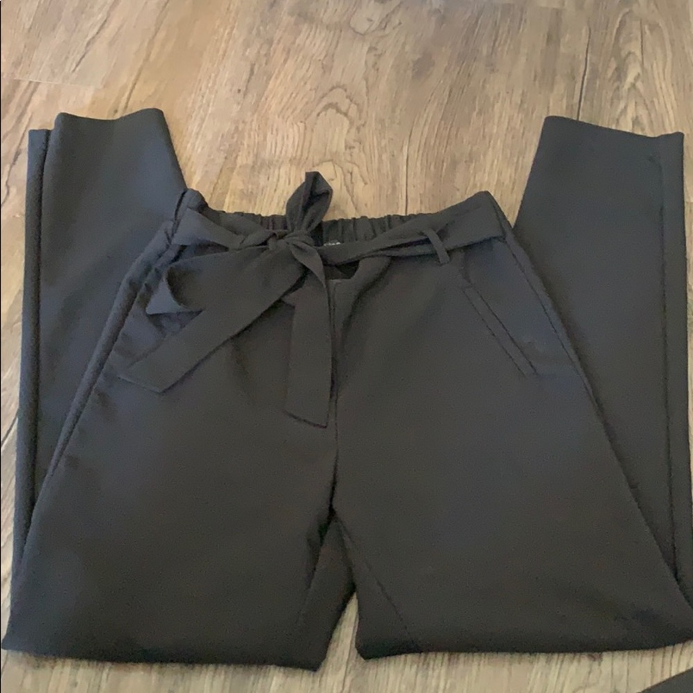 Classic High Waist Black Pants 🖤